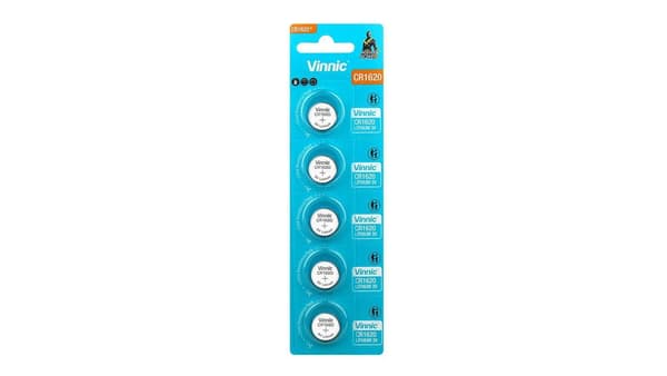 Litiumparistot CR1620 Vinnic 5 kpl