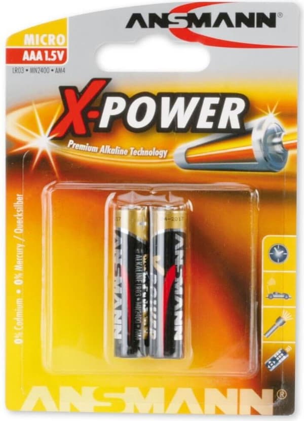 ANSMANN X-POWER Micro AAA batteri - 2