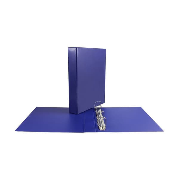 Ringbind Skrivebord 4-ring A4 40mm marineblå (SE-45-02)