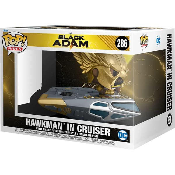 POP-figur DC Comics Black Adam Hawkman i Cruiser