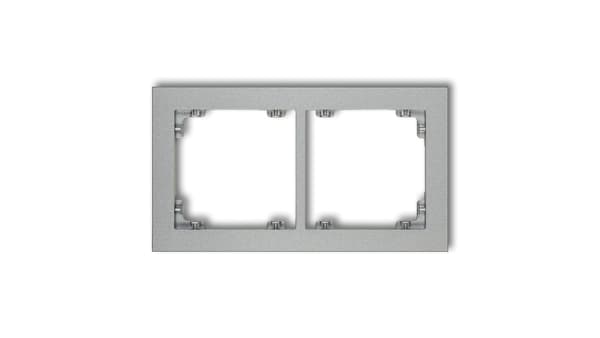 Karlik Universal Frame Double Deco Silver Metallic (7DR-2)