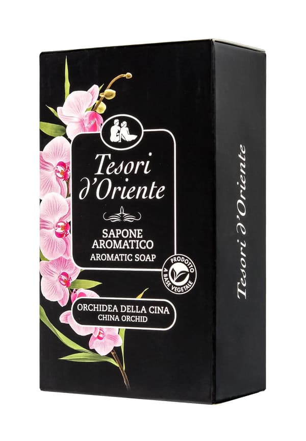 TESORI D`ORIENTE Aromatisk Sæbebar - Kinesisk Orkidé 125g