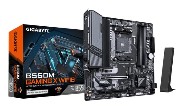Gigabyte B550M GAMING X WIFI6 - bundkort - micro ATX - Socket AM4 - AMD B550