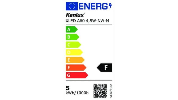 LED pære XLED A60 4,5W-NW-M 29608