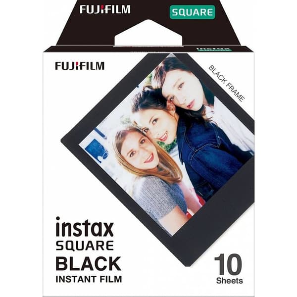 1 Fujifilm Instax Square -filmi, musta kehys