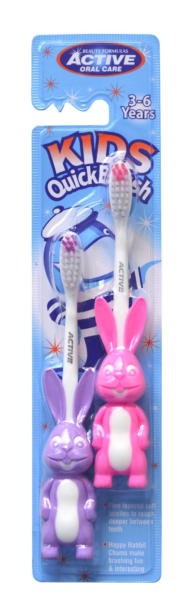 Active Oral Care Tandborste Barn Kaniner (3-6 år) 1st.-2st - 721976