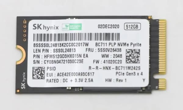 Lenovo 512GB M.2 2242 PCIe 3.0 x4 solid-state-drev