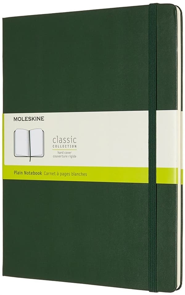 Notesbog Classic XL 19x25 tw. gloss myrtegrøn