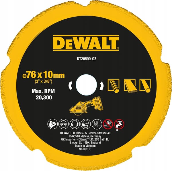 DEWALT MULTI DISC 76x1,6mm TIL DCS438