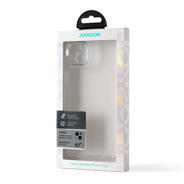 Joyroom 14D Cover til iPhone 14 Plus Holdbart Cover Gennemsigtigt (JR-14D3)