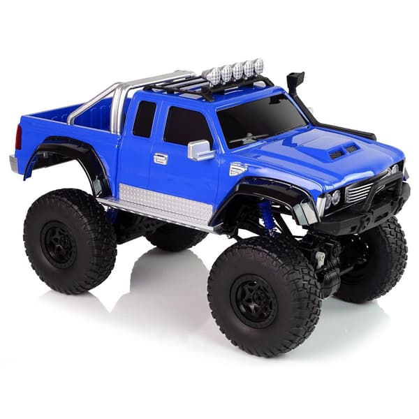 Auto Maasto R/C 2.4G Kiipeilyauto 1:8 sininen