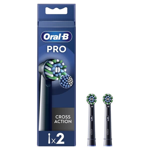 Oral-B EB50BRB CrossAction svart 2 st
