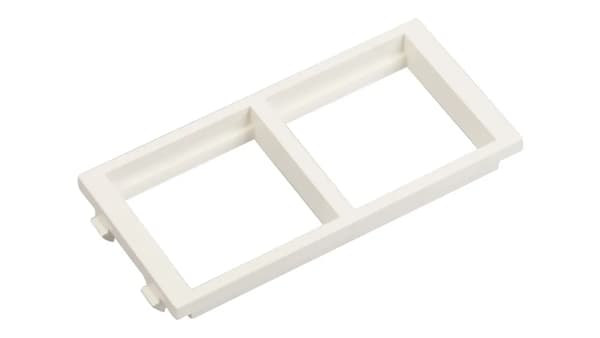 Kontakt-Simon Adapter CIMA til 2 moduler K45 45x45mm hvid S66/9
