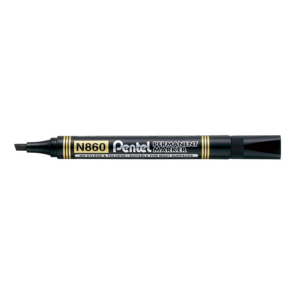 Pentel Permanent Marker N860 patronende sort (42K054A)