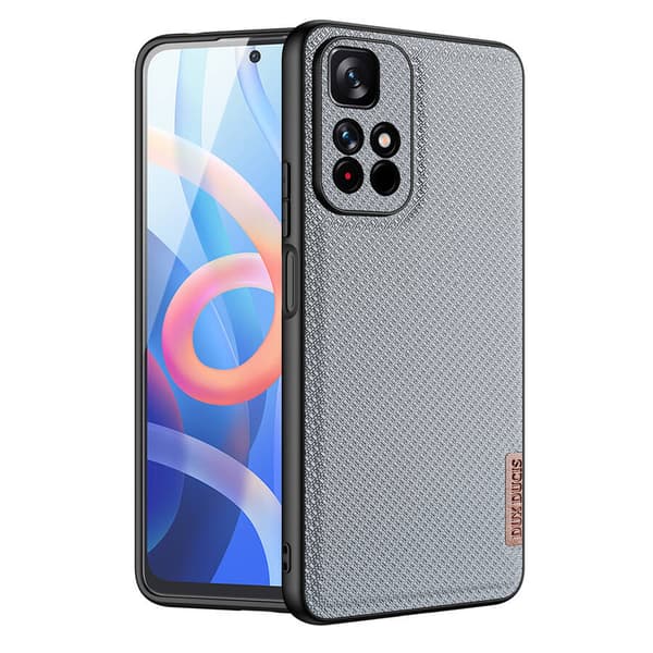 Dux Ducis Fino Cover med nylonmateriale til Poco M4 Pro 5G blå