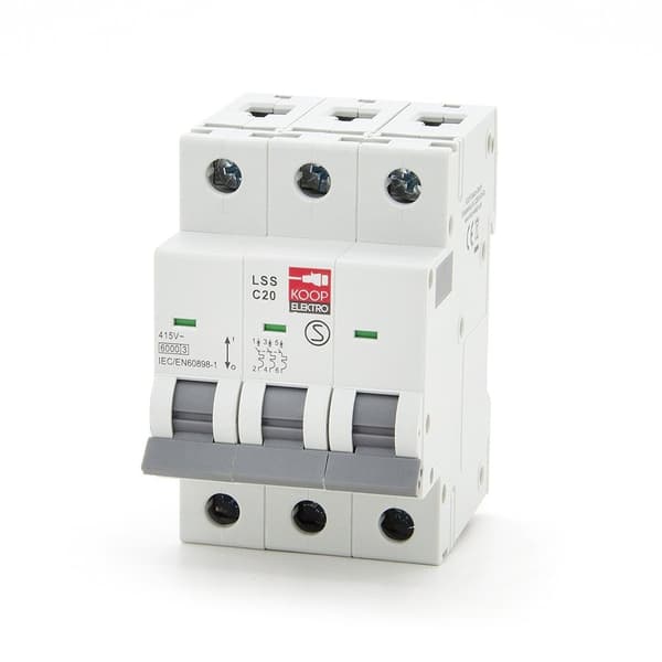 Afbryder, sikring KOOP Elektro C20A LSS C20 3P