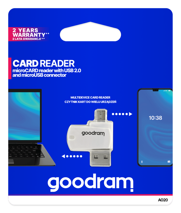 Goodram microSDHC/SDXC -kortinlukija