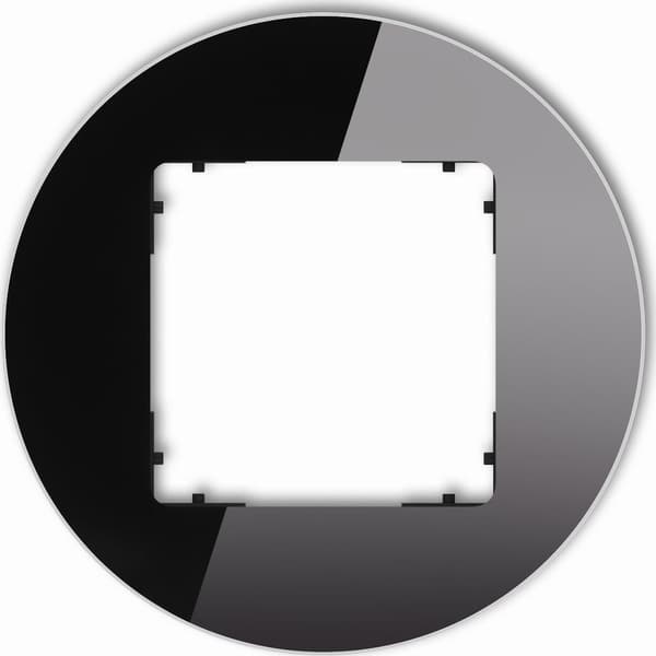 ICON Universal ramme enkelt straddle - glaseffekt (ramme: sort bund: sort) 12-12-IRSO-1