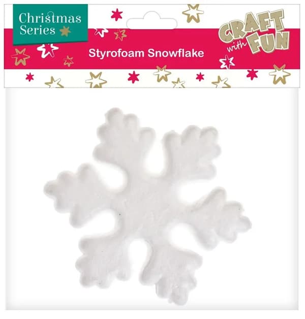 Styrox-lumihiutale
