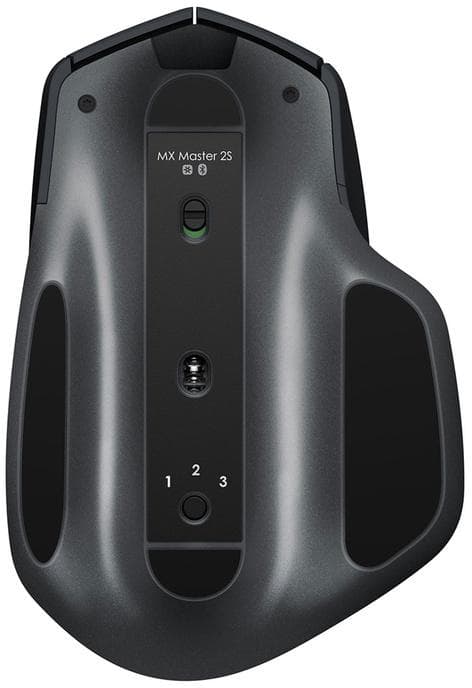 Logitech MX MASTER 2S TRÅDLÖS MUS GRAFIT - Endast Bluetooth (ingen Unifying inkluderad)