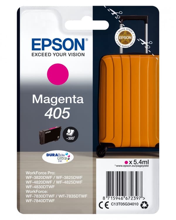 Epson bläckpatron magenta DURABrite Ultra Ink 405 T 05G3
