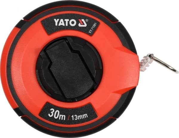 DENNE HER? HAR EN STÅLMÅLER 30 M X 13 MM
