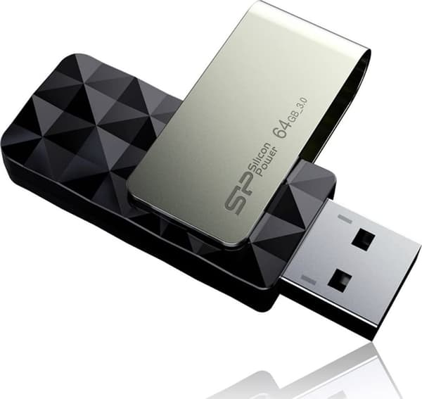 Silicon Power Blaze B30 flash-enhet, 64 GB (SP064GBUF3B30V1K)