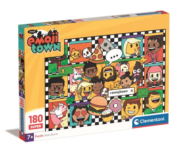 Palapeli 180 Super Color Emojii Town