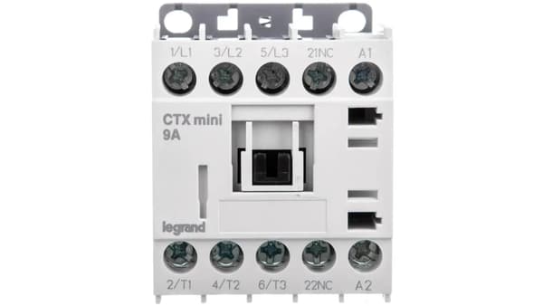 Effektkontaktor 9A 3P 24V AC 0Z 1R CTX3 MINI 417030