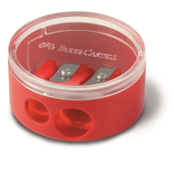 Faber-Castell Twist-Off blyantspidser, farvemix