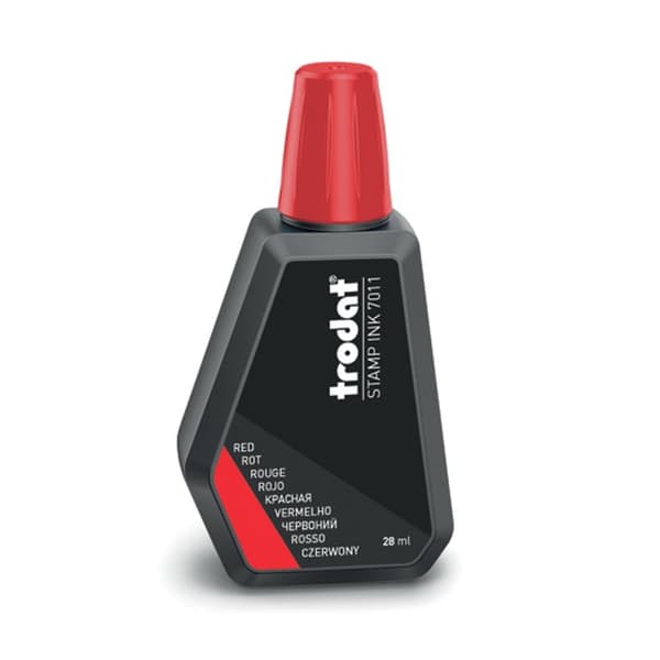 Trodat rött bläck 28ML 7011/SB
