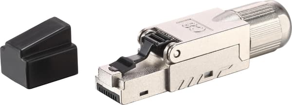 Equip 121172 kabelsamler RJ-45 Sort, Rustfrit stål