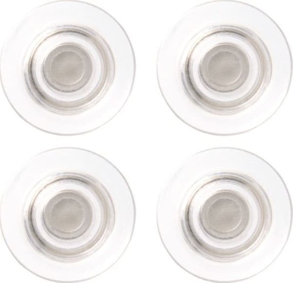 Nobo Magneter för NOBO Rare Earth-tavlor, 32 mm diameter, 4 st, transparenta