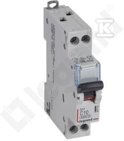 Afbryder 1P+N C 10A 6kA S301N DX3 407740