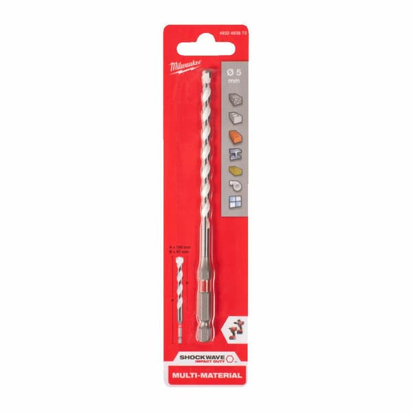MILWAUKEE UNIVERSAL BOREBIT 5 x150mm