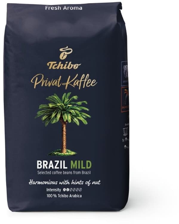 Tchibo hela kaffebönor Private Kaffee Brazil Mild 500g