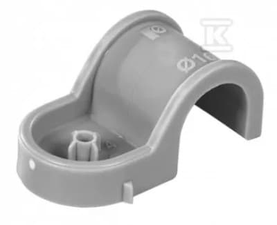Installationsrörhållare enkel golv förstärkt PA diameter 28 mm R-SC40-PCS-28