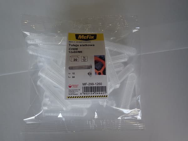 PLASTIKNETHULSTER TIL LIV 12*60MM 20STK