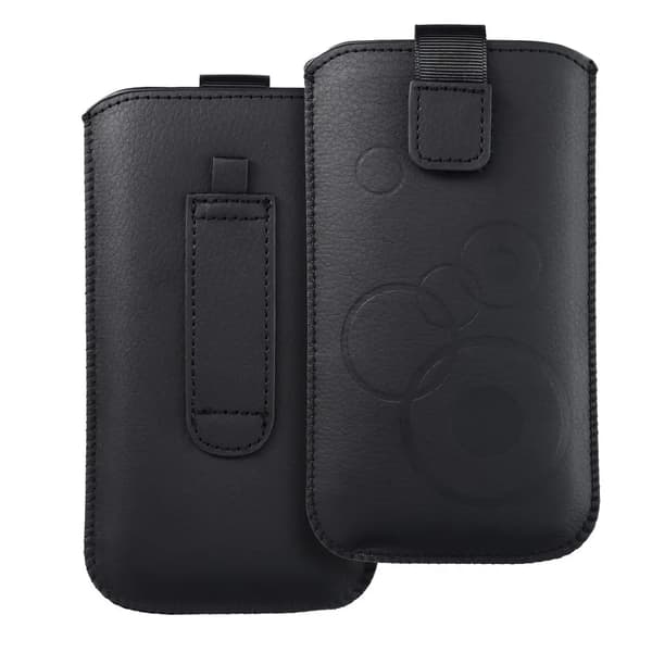 Deko Universaletui - til Samsung I9100 Galaxy S2/i9000/S8600 Wave 3 sort