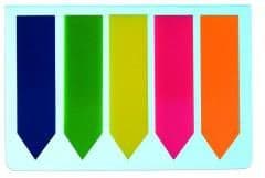 Indeksfaner Pet 45x12mm D.RECT Pil