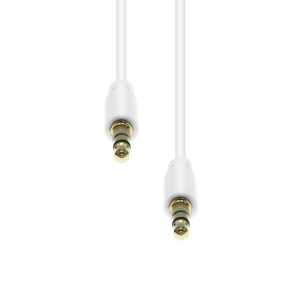 ProXtend 3-bens slankt kabel M-M hvidt 7M