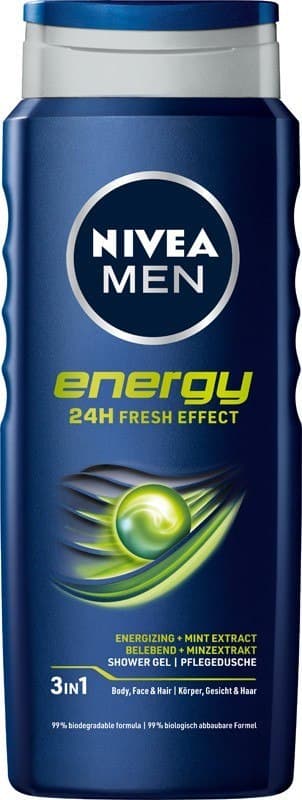Nivea Shower Gel Energy för män 500ml