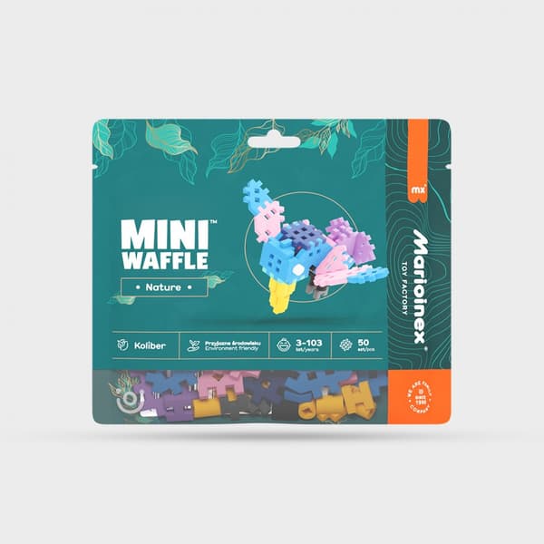 Mini Våffla Natur 50el Kolibri