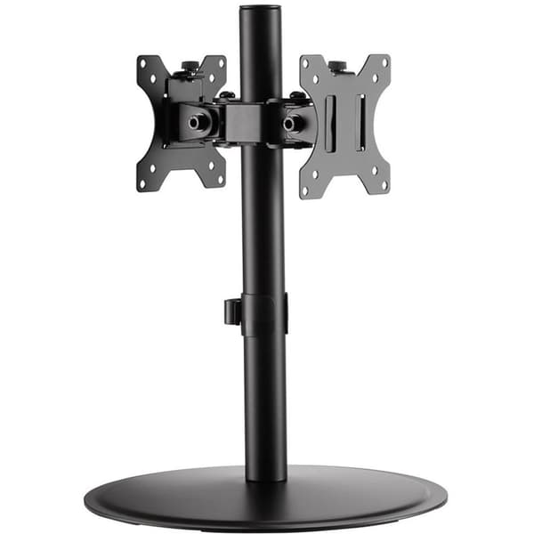 Techly LCD/LED-pöytäkiinnike 17\"-32\" pystysuora, 2 näyttöä