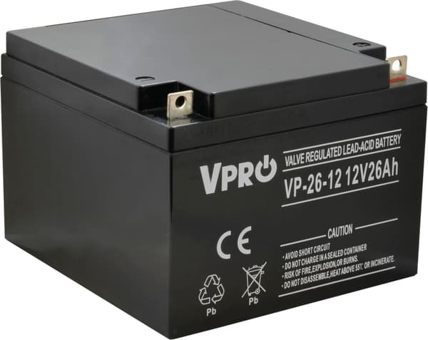 VOLT POLAND AGM VPRO 12V 26Ah AKKU