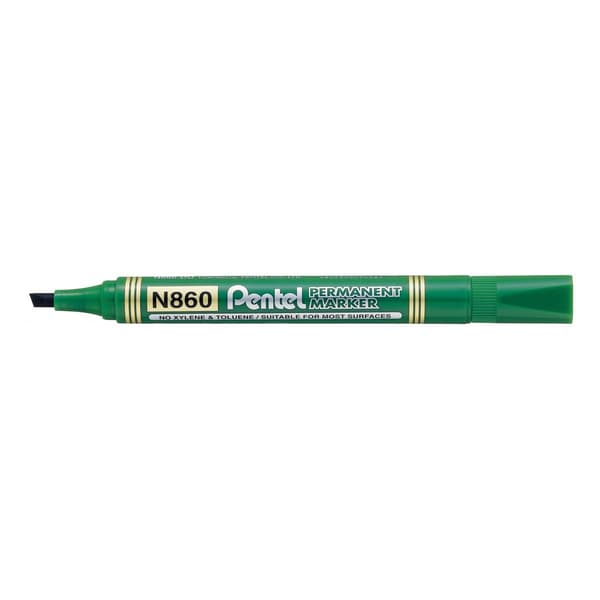 Pentel Permanent marker N860 patronende grøn (42K054D)