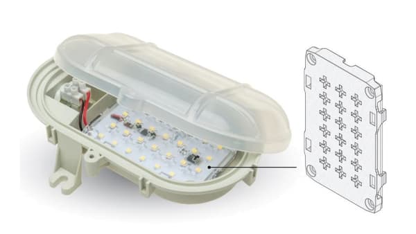 LED-valaisin OVAL 24V 5W 4000K IP44