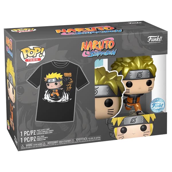 Set figur POP & T-shirt Naruto Shippuden Exklusiv