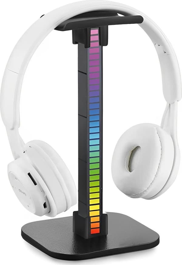 Mozos MOZOS D11 RGB LED hörlursställ equalizer
