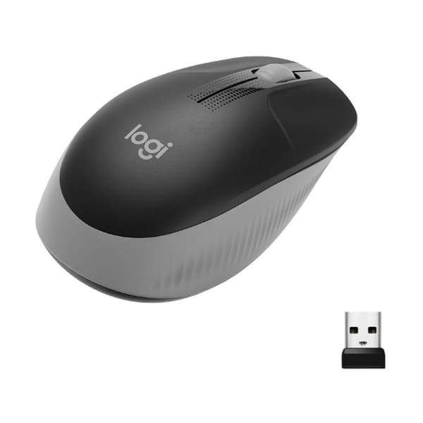 Logitech mus M190 - Mellemgrå